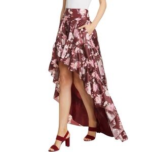 NWOT LoveShackFancy Kalista High Low Ruffle Skirt